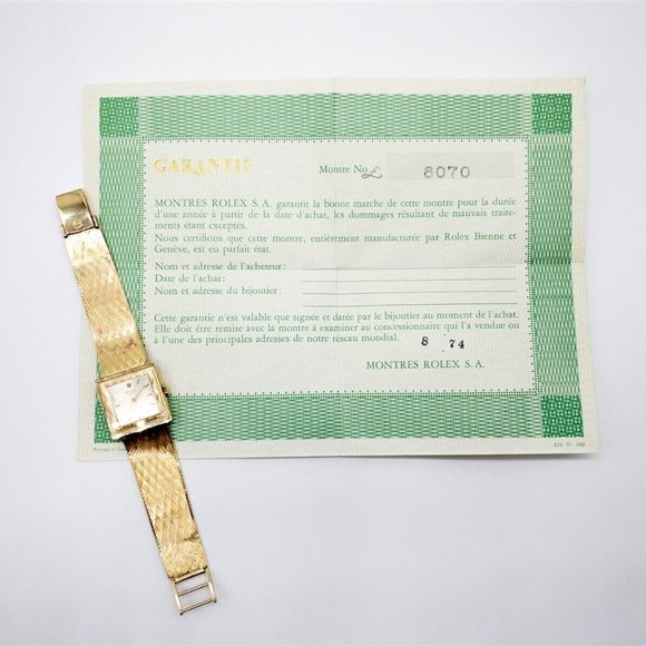 Rolex Men's 14k Gold Rolex w/ Papers - Picture 2 of 7